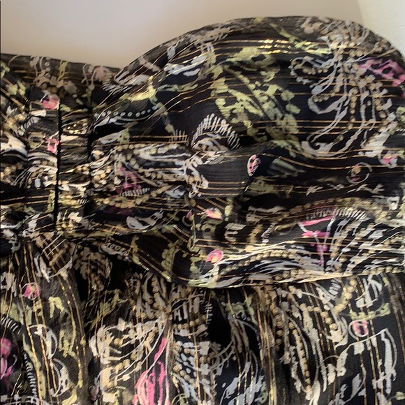 Express Silk strapless Shirt Size 8 super cute - Picture 6 of 8